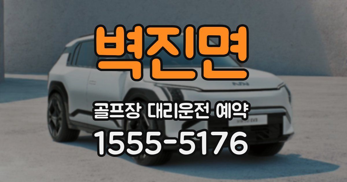 벽진면 골프장 대리운전 예약