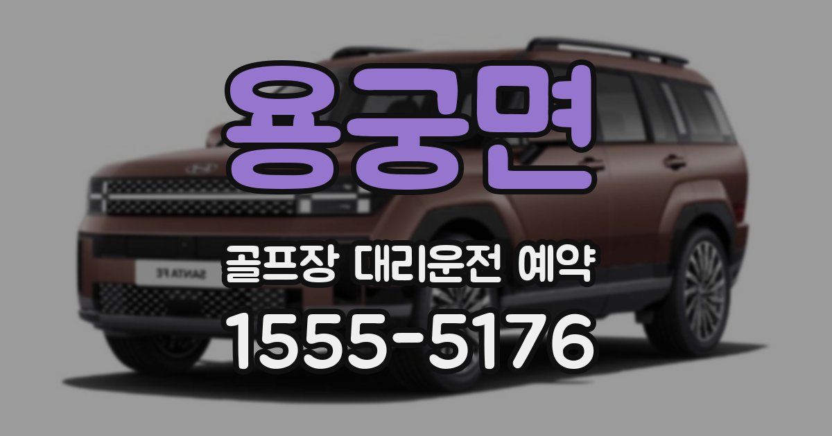 용궁면 골프장 대리운전 예약