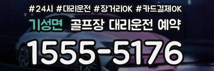 기성면 골프장 대리운전 예약