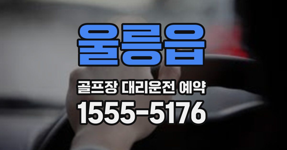 울릉읍 골프장 대리운전 예약