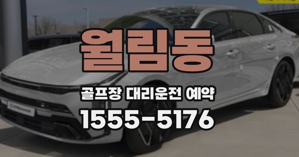 월림동 골프장 대리운전 예약