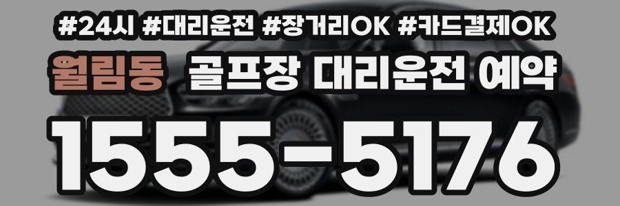 월림동 골프장 대리운전 예약