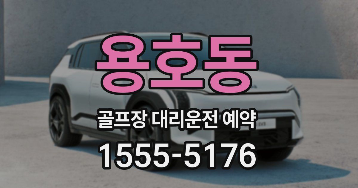 용호동 골프장 대리운전 예약