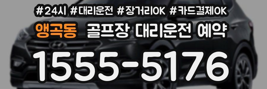 앵곡동 골프장 대리운전 예약