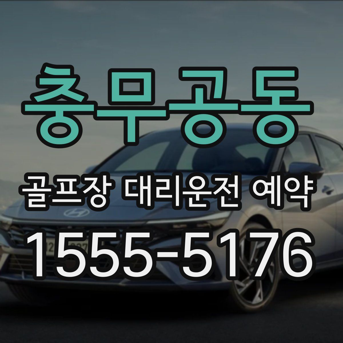 충무공동 골프장 대리운전 예약