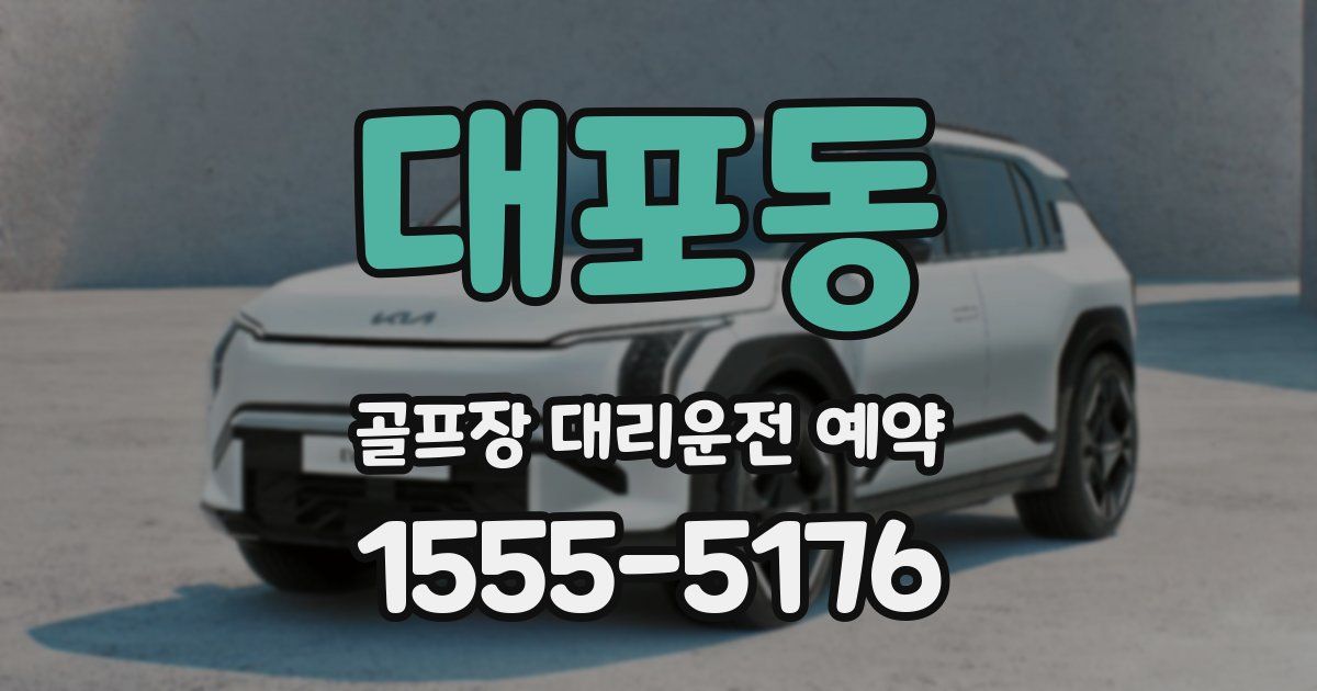 대포동 골프장 대리운전 예약