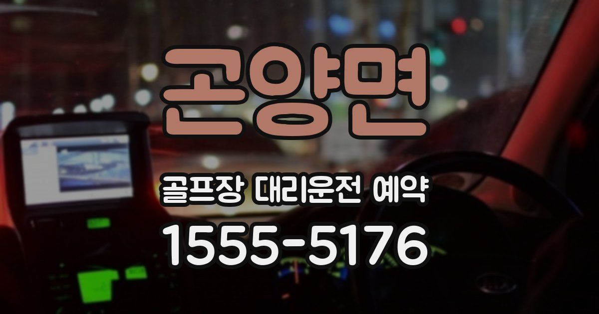 곤양면 골프장 대리운전 예약