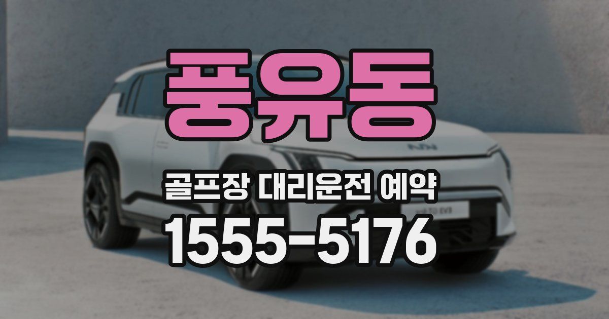 풍유동 골프장 대리운전 예약