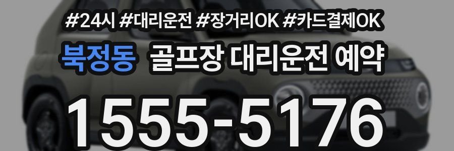 북정동 골프장 대리운전 예약