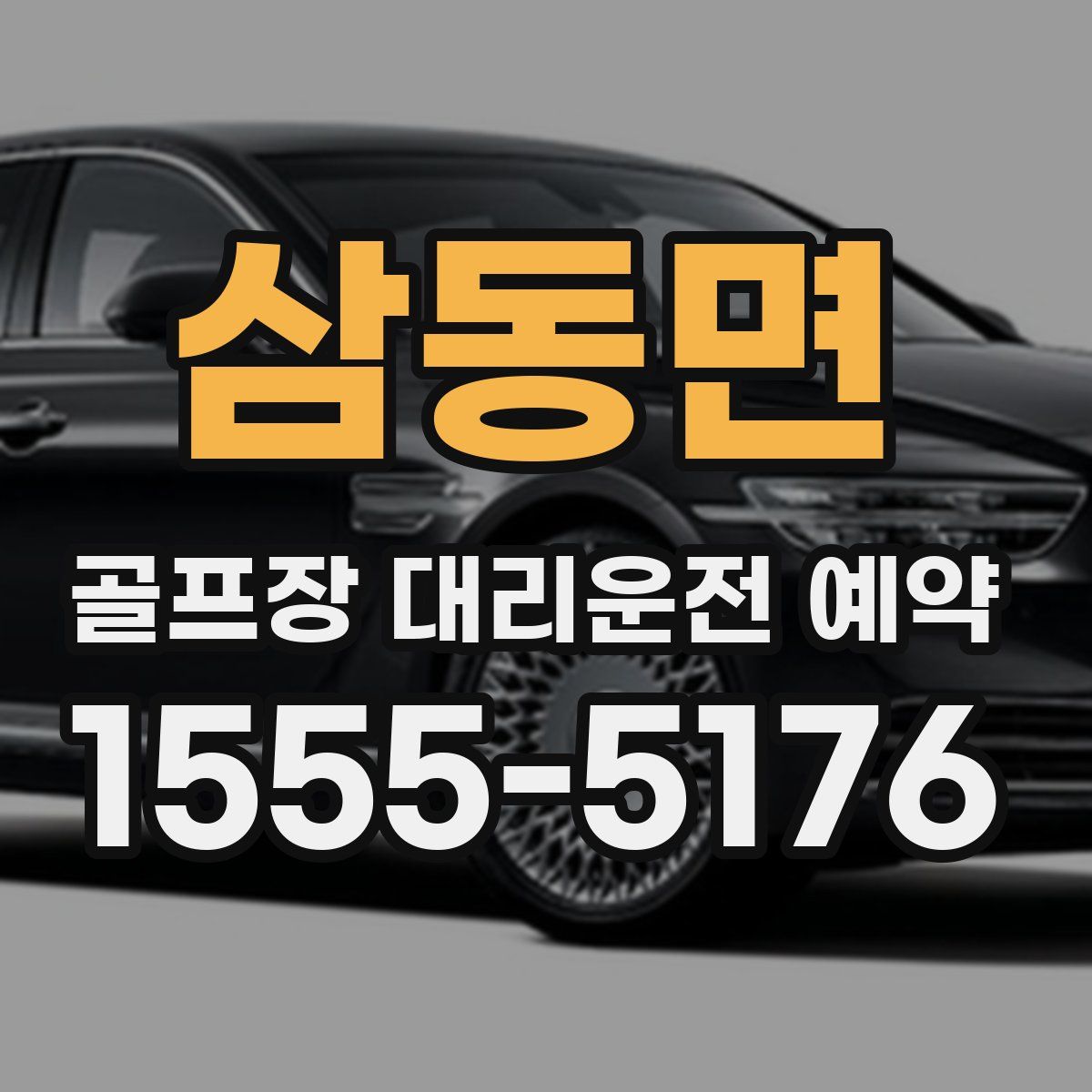 삼동면 골프장 대리운전 예약