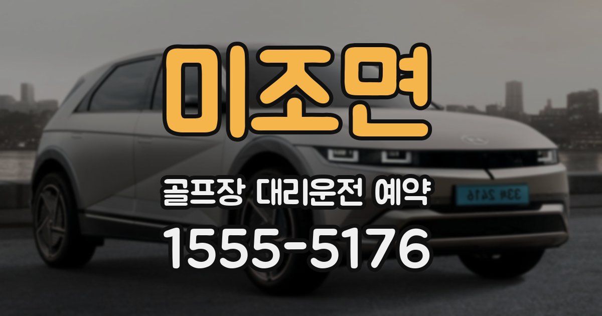 미조면 골프장 대리운전 예약
