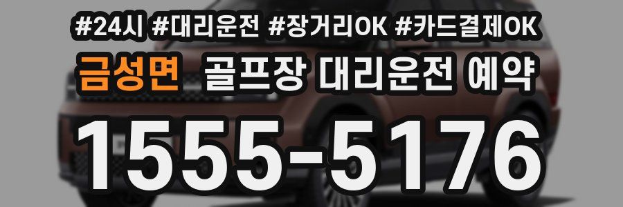 금성면 골프장 대리운전 예약