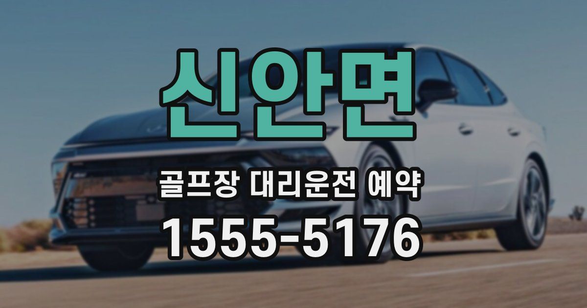 신안면 골프장 대리운전 예약