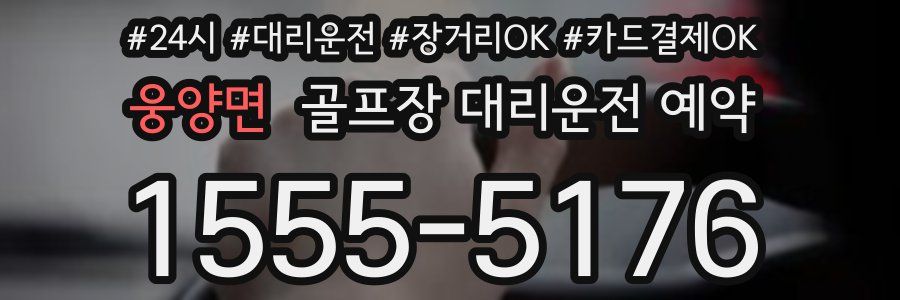 웅양면 골프장 대리운전 예약