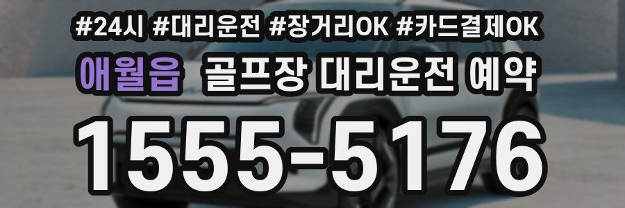 애월읍 골프장 대리운전 예약