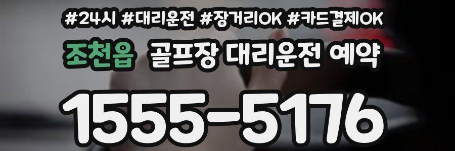 조천읍 골프장 대리운전 예약