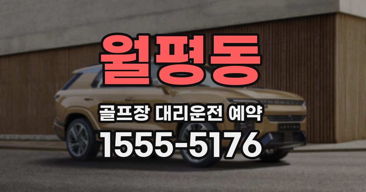 월평동 골프장 대리운전 예약