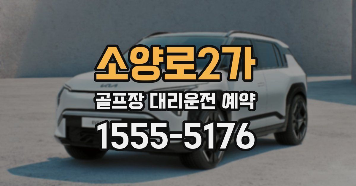 소양로2가 골프장 대리운전 예약