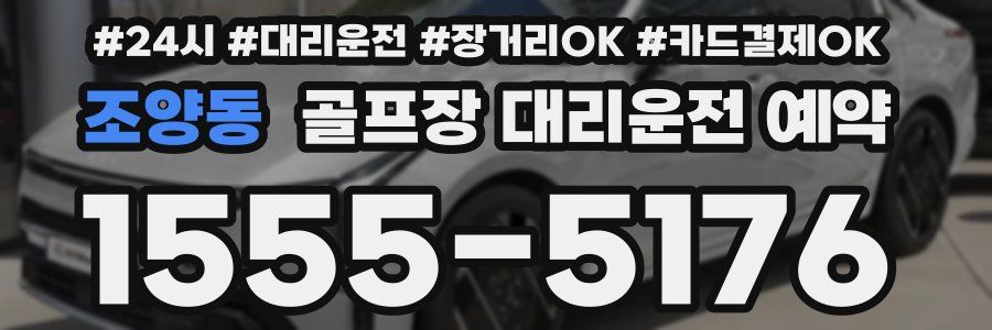 조양동 골프장 대리운전 예약