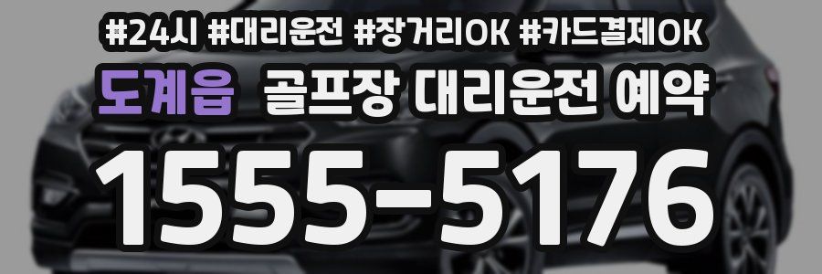 도계읍 골프장 대리운전 예약