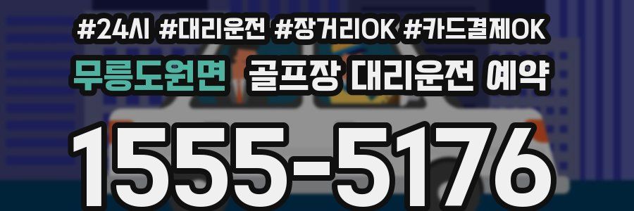 무릉도원면 골프장 대리운전 예약