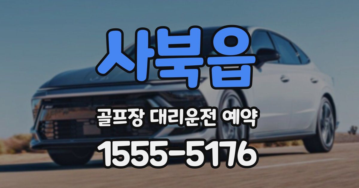 사북읍 골프장 대리운전 예약