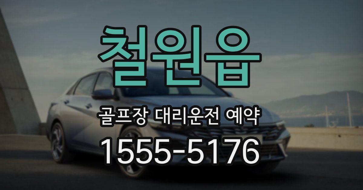 철원읍 골프장 대리운전 예약