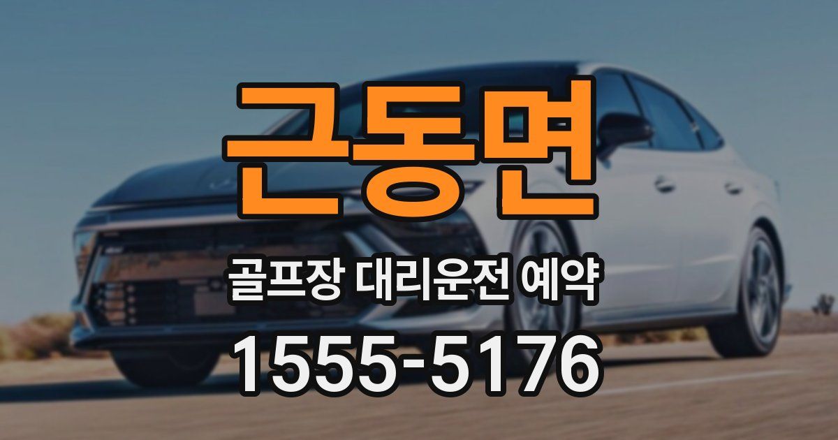 근동면 골프장 대리운전 예약