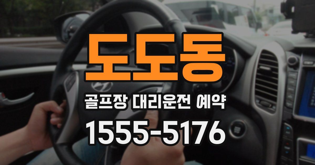 도도동 골프장 대리운전 예약