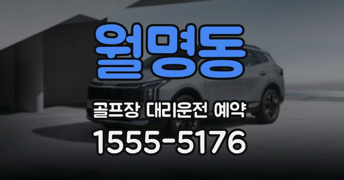월명동 골프장 대리운전 예약