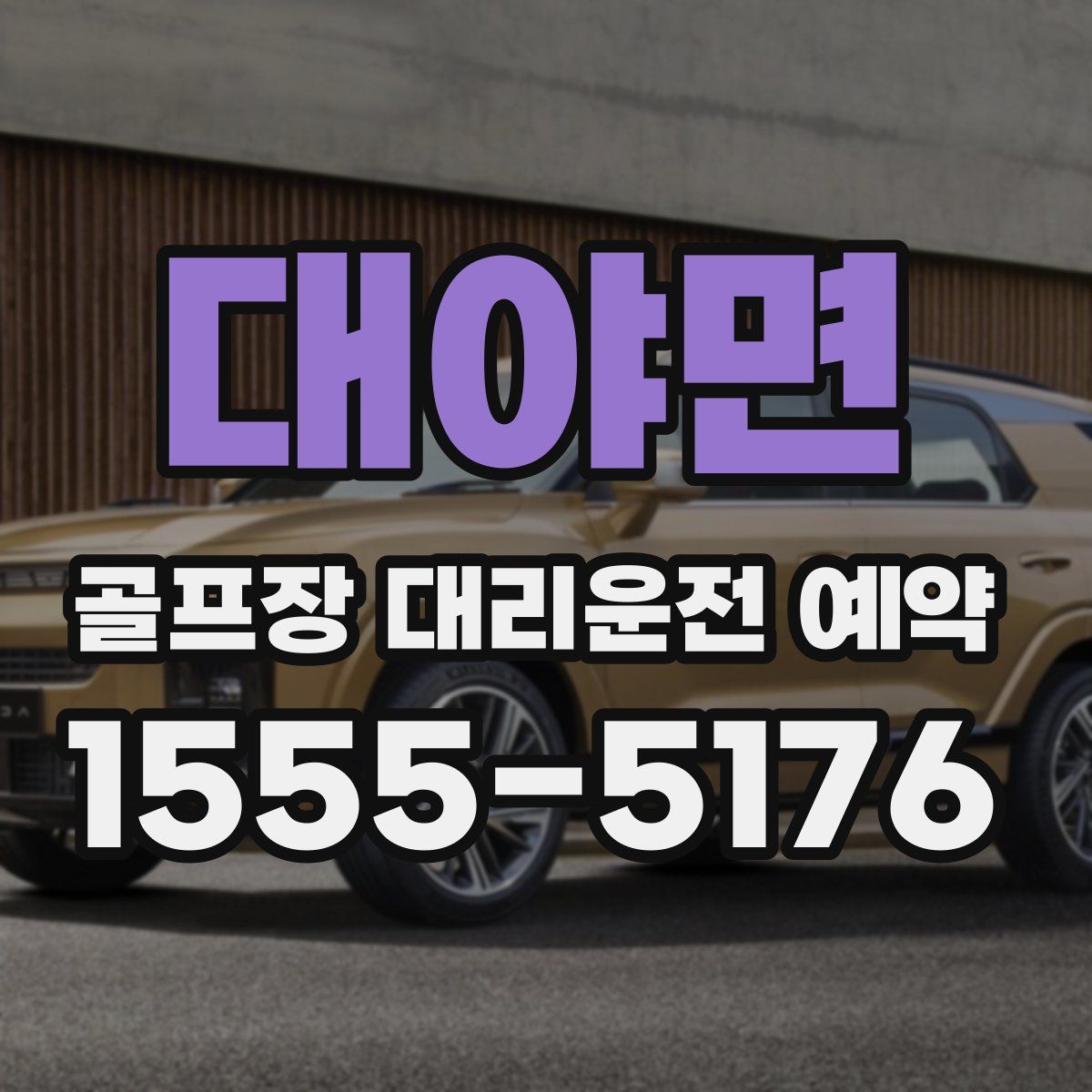 대야면 골프장 대리운전 예약