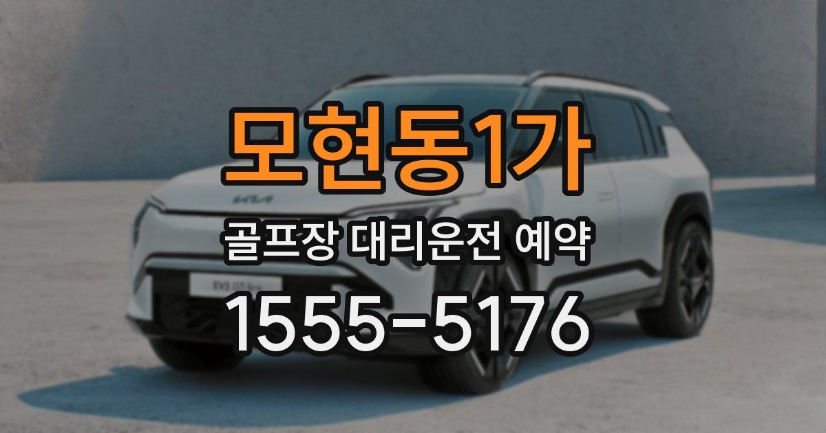 모현동1가 골프장 대리운전 예약