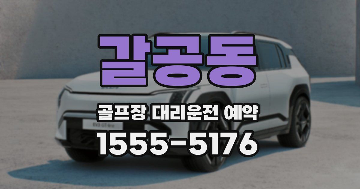갈공동 골프장 대리운전 예약