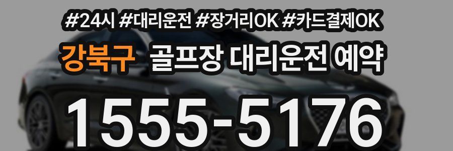 강북구 골프장 대리운전 예약