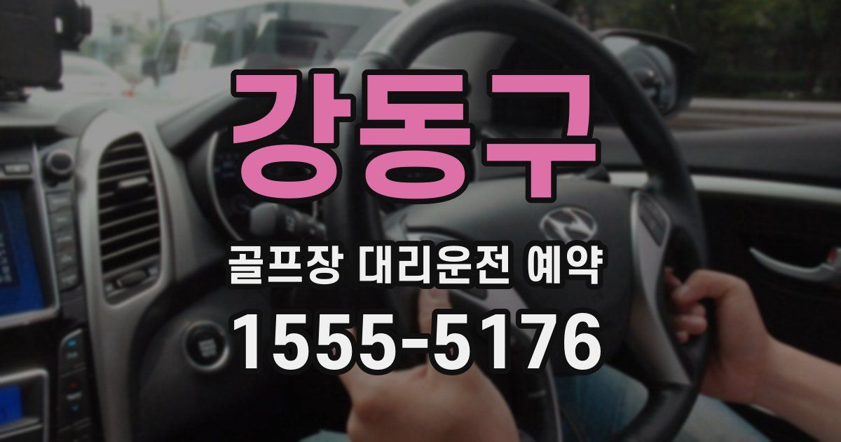 강동구 골프장 대리운전 예약