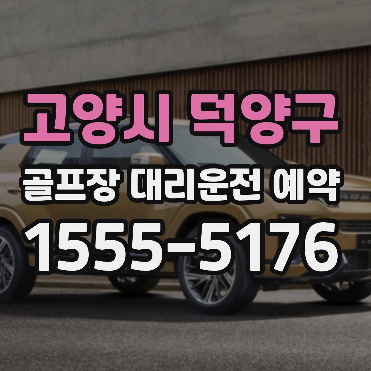 고양시 덕양구 골프장 대리운전 예약