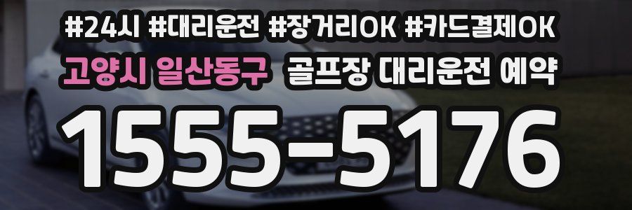 고양시 일산동구 골프장 대리운전 예약