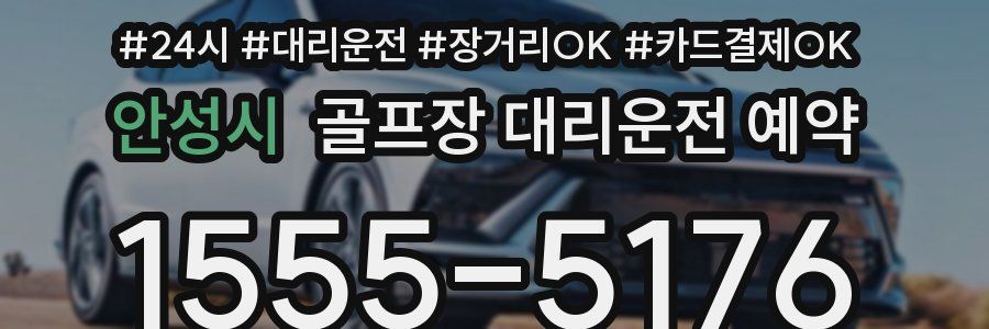 안성시 골프장 대리운전 예약
