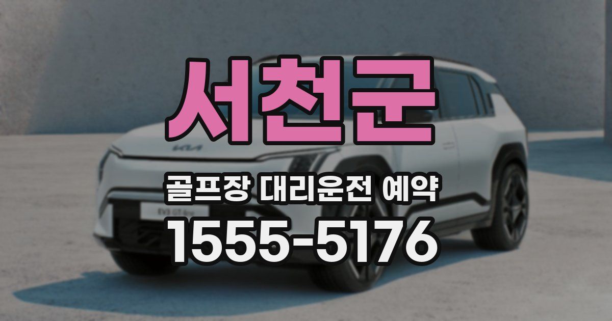 서천군 골프장 대리운전 예약