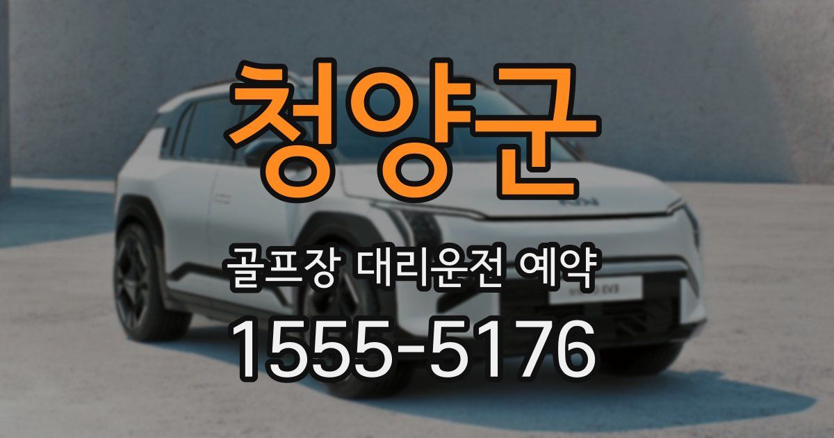 청양군 골프장 대리운전 예약