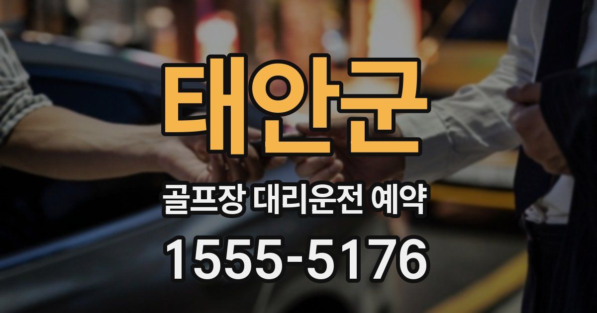 태안군 골프장 대리운전 예약