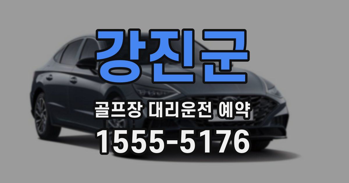 강진군 골프장 대리운전 예약