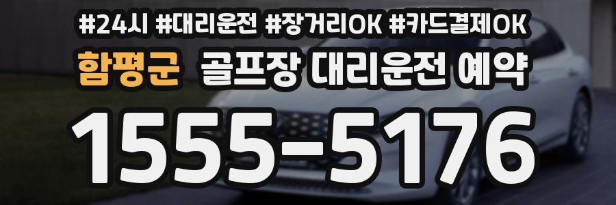 함평군 골프장 대리운전 예약