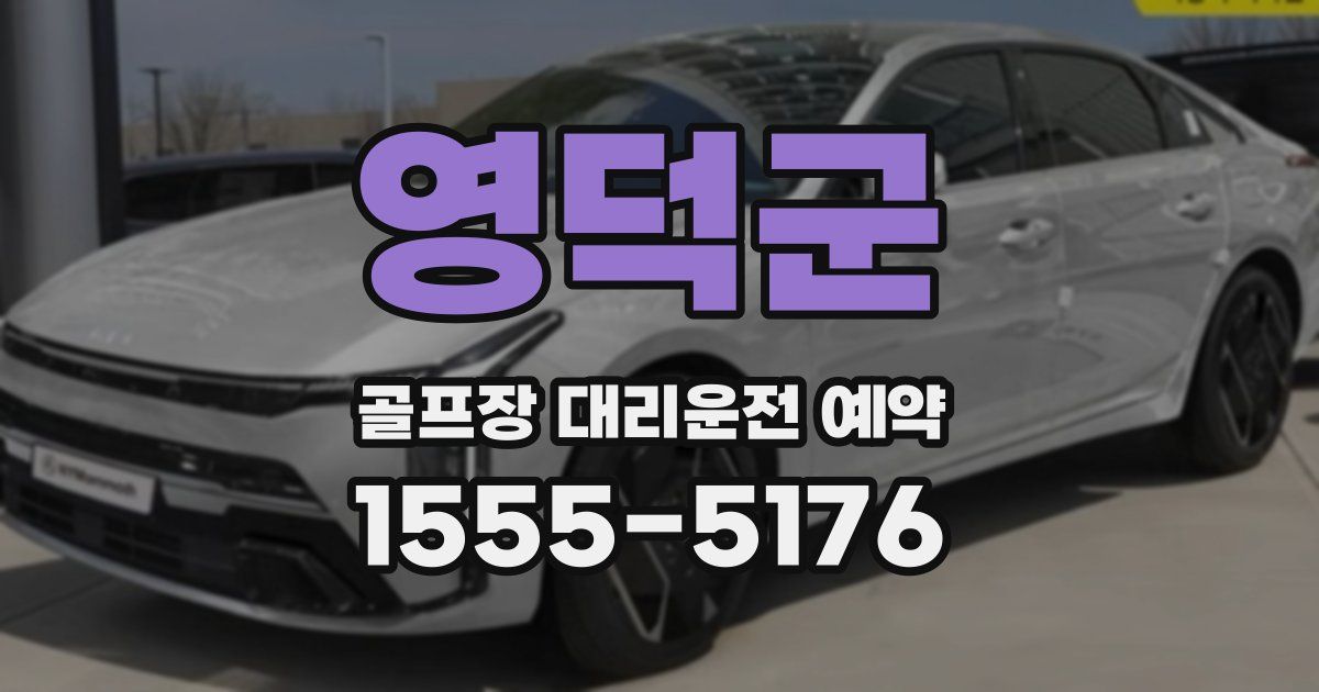 영덕군 골프장 대리운전 예약