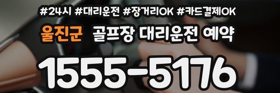 울진군 골프장 대리운전 예약