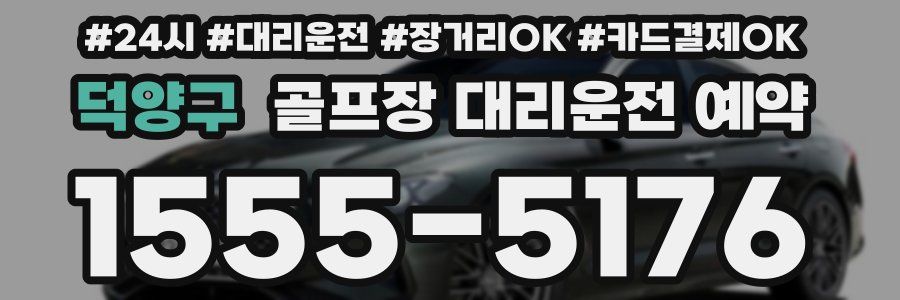 덕양구 골프장 대리운전 예약