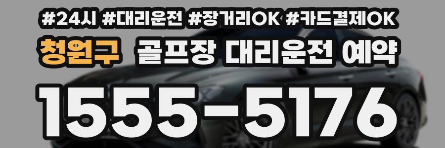 청원구 골프장 대리운전 예약