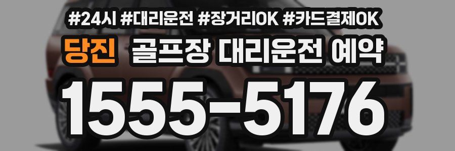 당진 골프장 대리운전 예약
