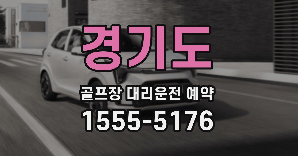경기도 골프장 대리운전 예약