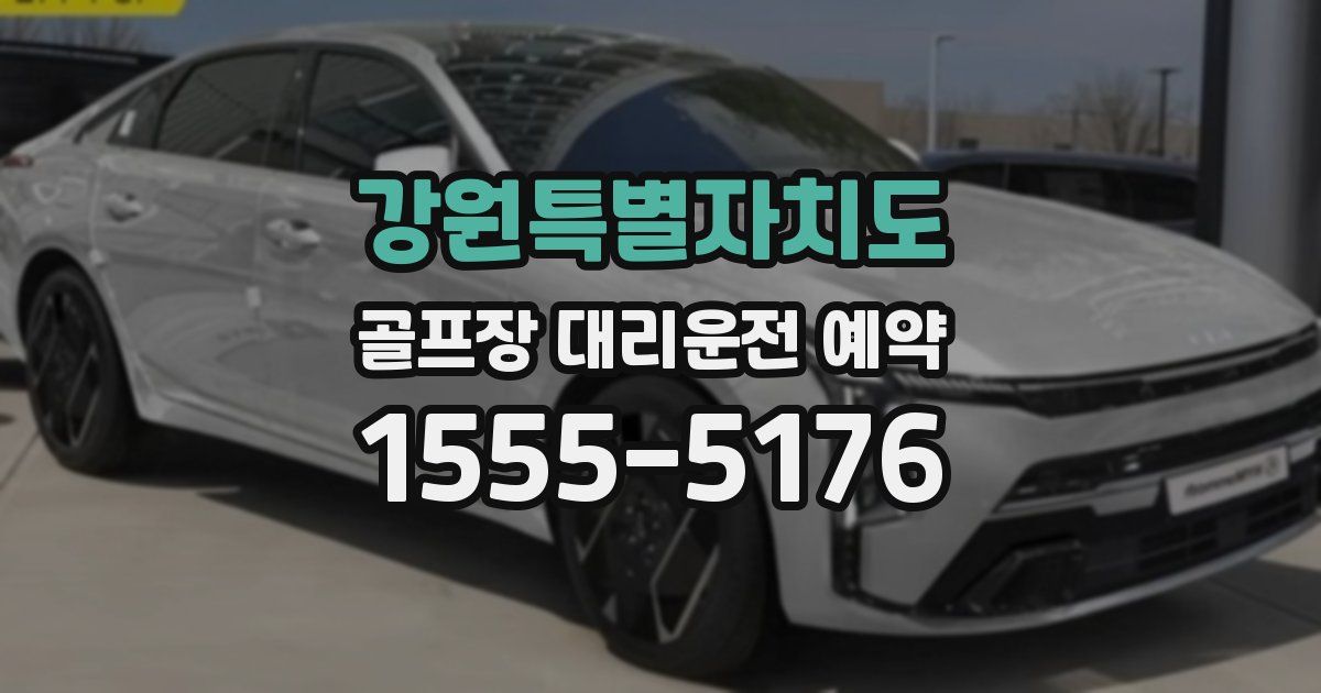 강원특별자치도 골프장 대리운전 예약